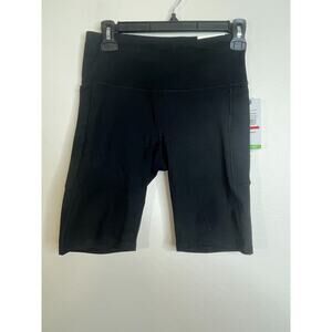 GAIAM The OM FIT Yoga Shorts Sz Small Black Breath-Dri High Rise Soft Touch NEW